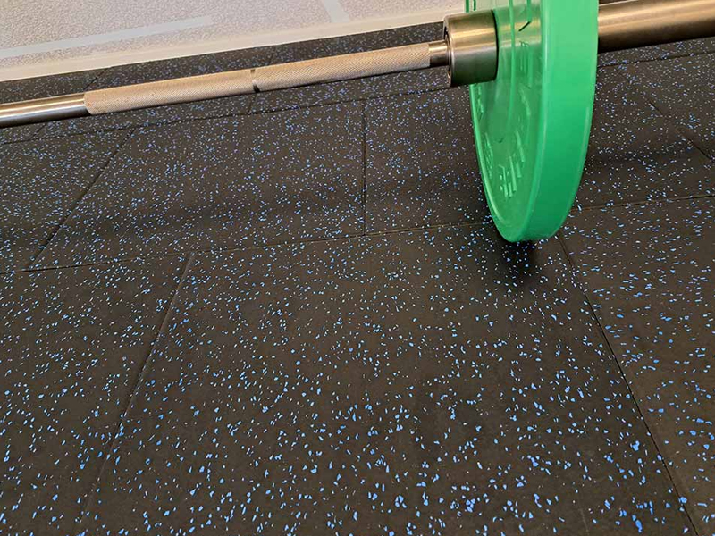 Laying discount gym flooring