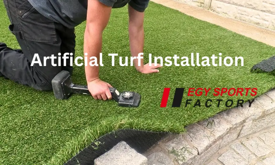 artificial turf installation