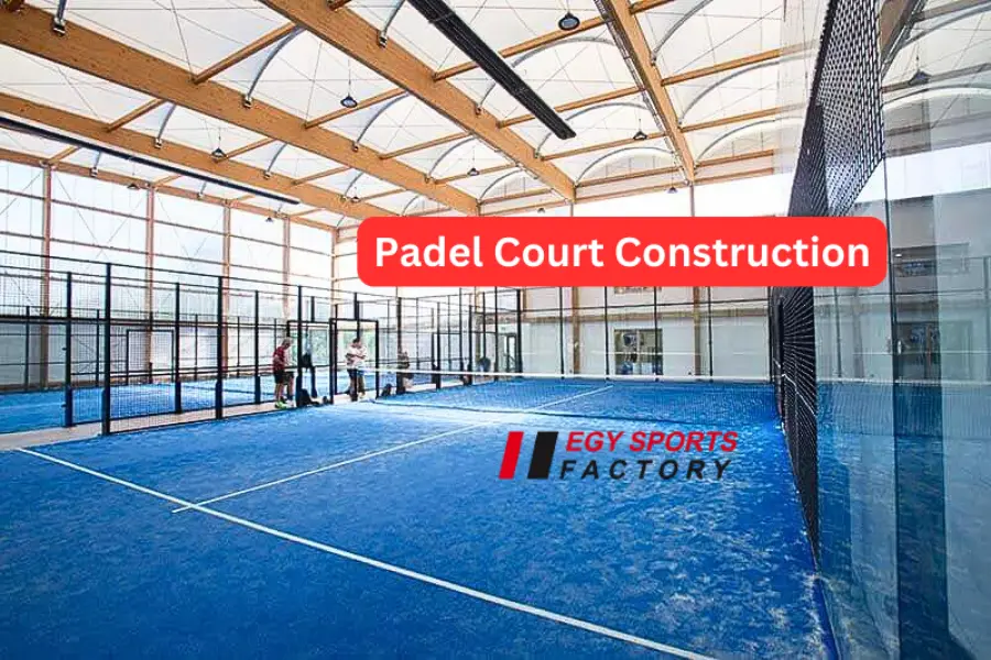 Padel court construction