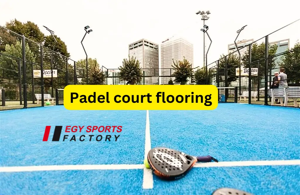 Padel court flooring