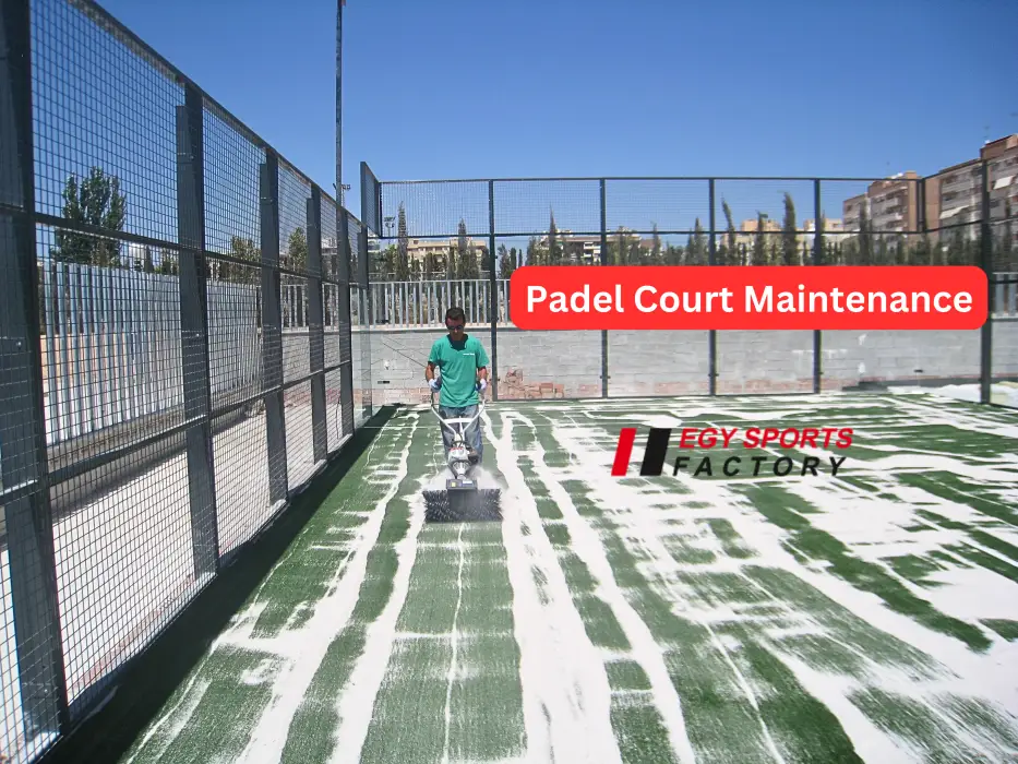 Padel court maintenance