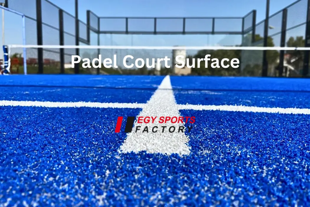 Padel court surface