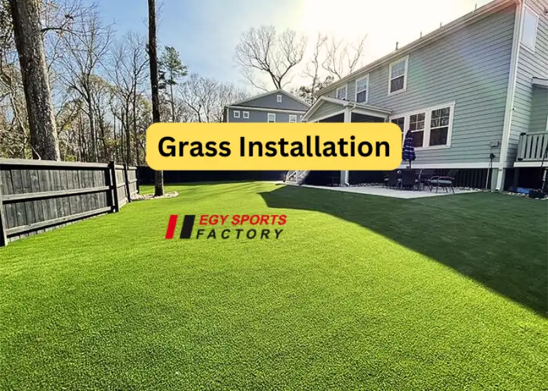 grass installation