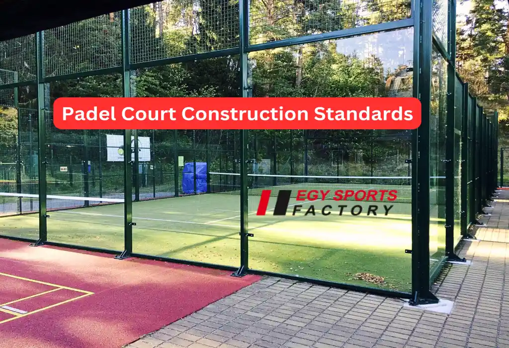 Padel court construction standards