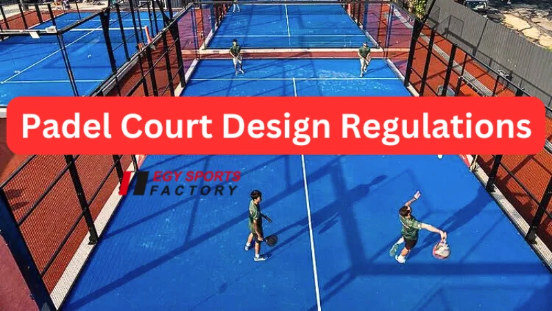 Padel court design regulations