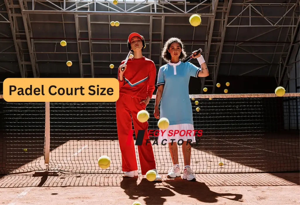 Padel court size