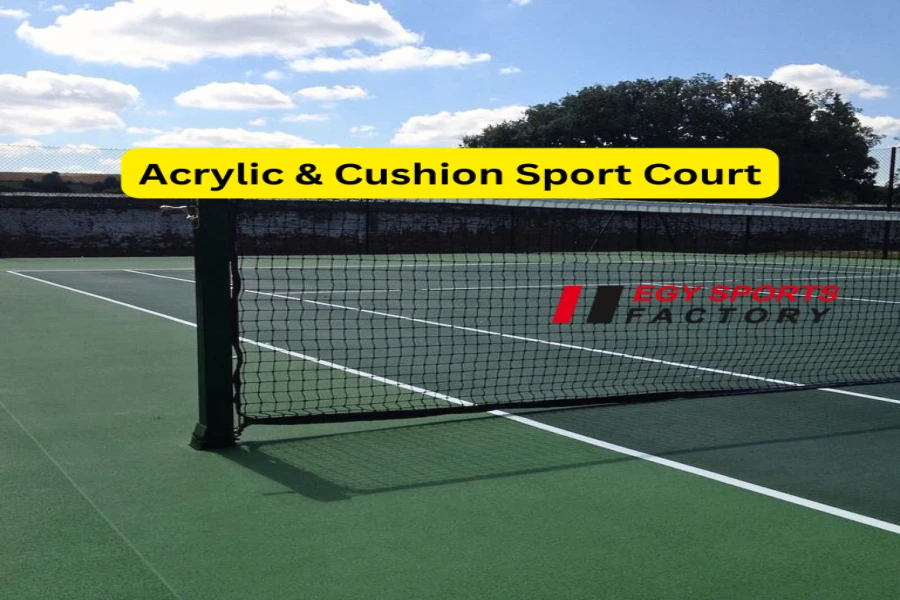 acrylic & cushion sport court