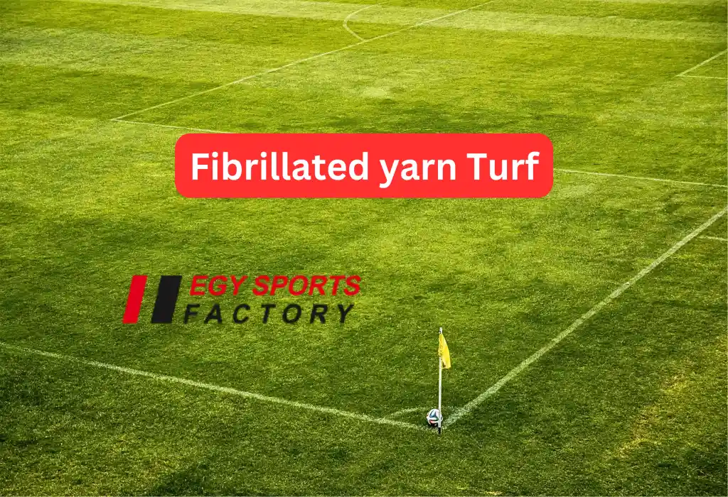 fibrillated yarn turf