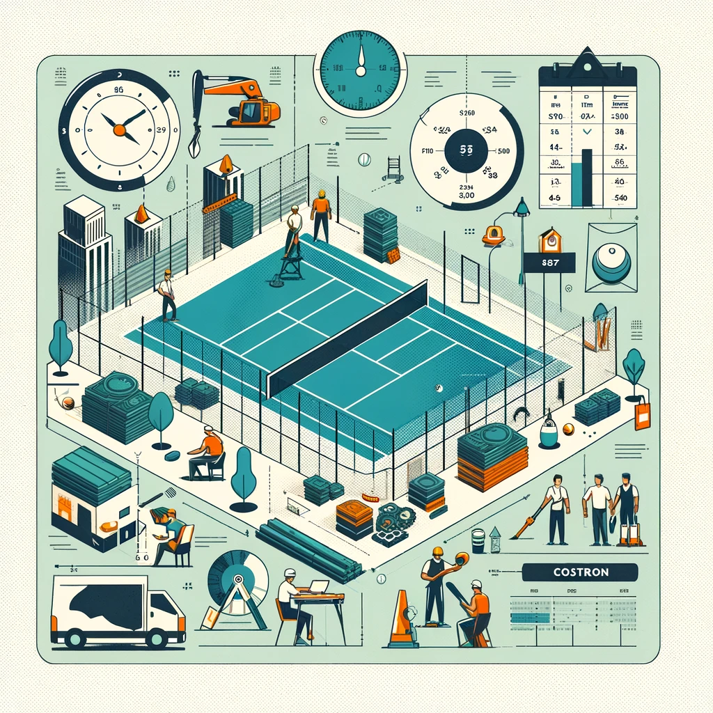 Overview of Labor Involvement and Timelines in Padel Court Construction