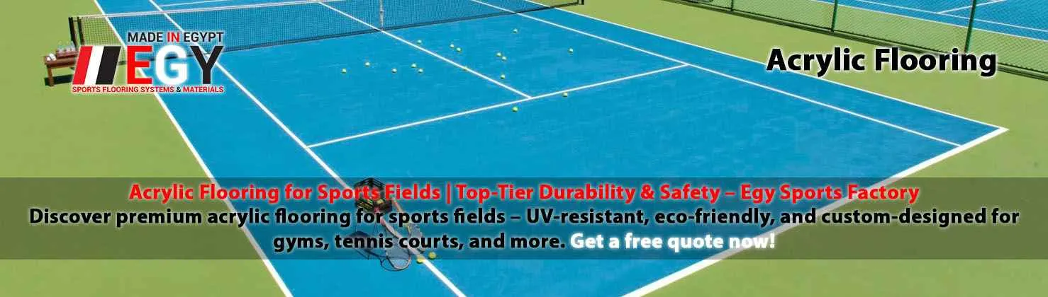Discover premium acrylic flooring for sports fields – UV-resistant, eco-friendly, and custom-designed for gyms, tennis courts, and more