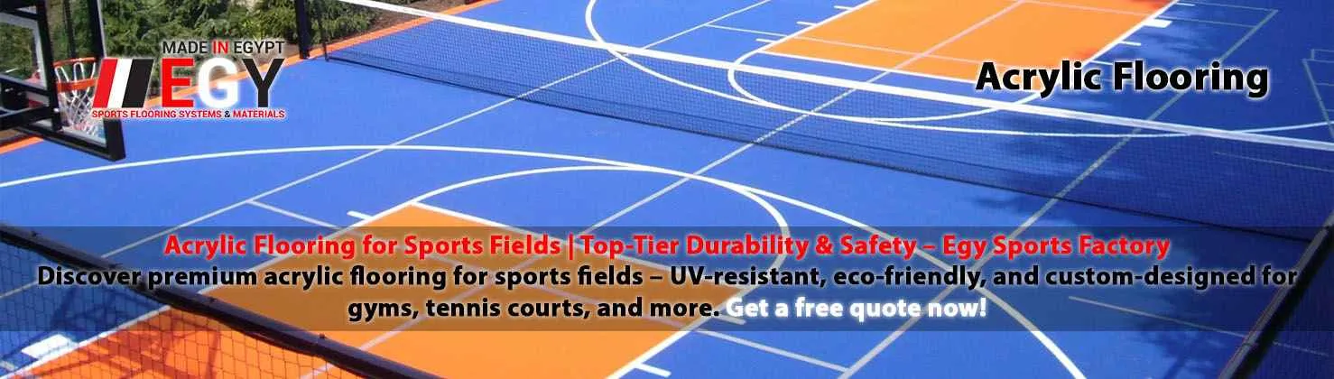 Discover premium acrylic flooring for sports fields – UV-resistant, eco-friendly, and custom-designed for gyms, tennis courts, and more